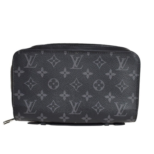 LOUIS VUITTON Zippy XL Long Bifold Wallet Monogram Eclipse BK M61698 93GA663