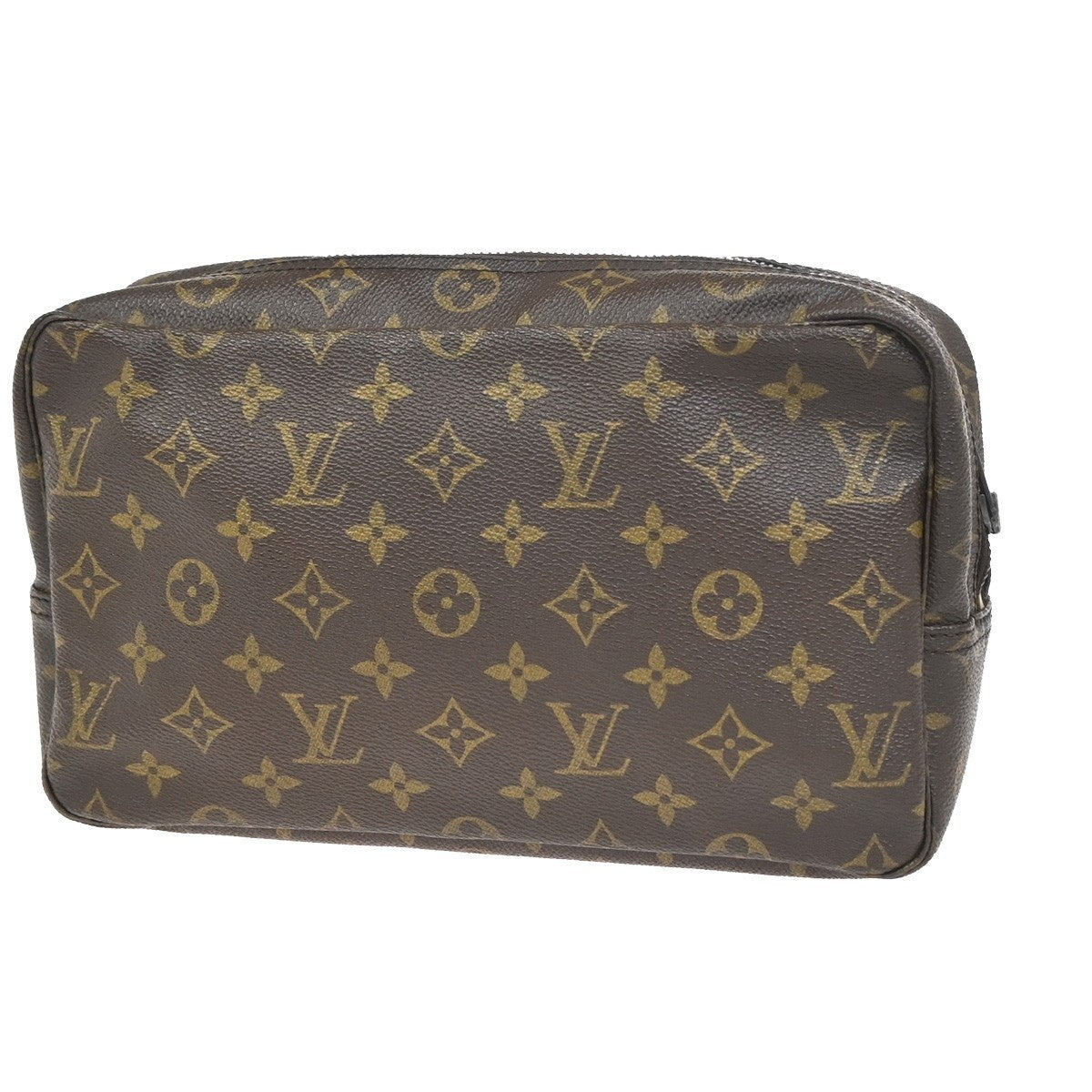 LOUIS VUITTON Trousse Toilette 28 Clutch Hand Bag Monogram Brown M47522 62AA215