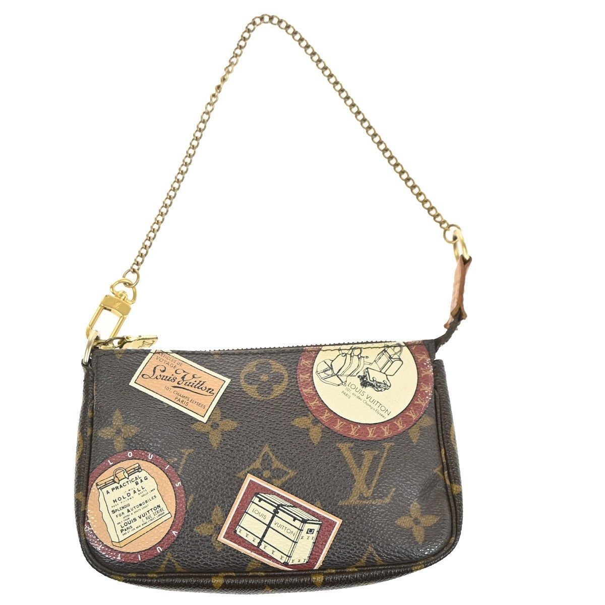 LOUIS VUITTON Label Coll. Mini Pochette Accessoires Bag Monogram M95804 85MA476