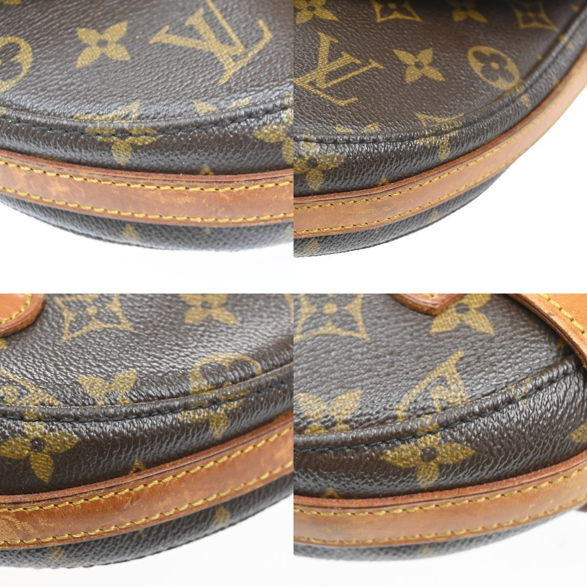 LOUIS VUITTON Chantilly PM Shoulder Bag Monogram Leather Brown M51234 67MA538