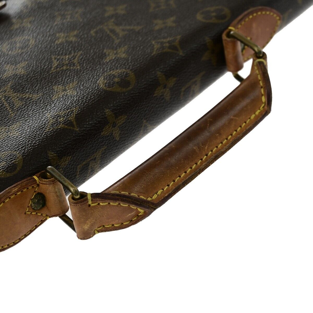 LOUIS VUITTON Serviette Conseiller Hand Bag Monogram Leather BN M53331 38EC958