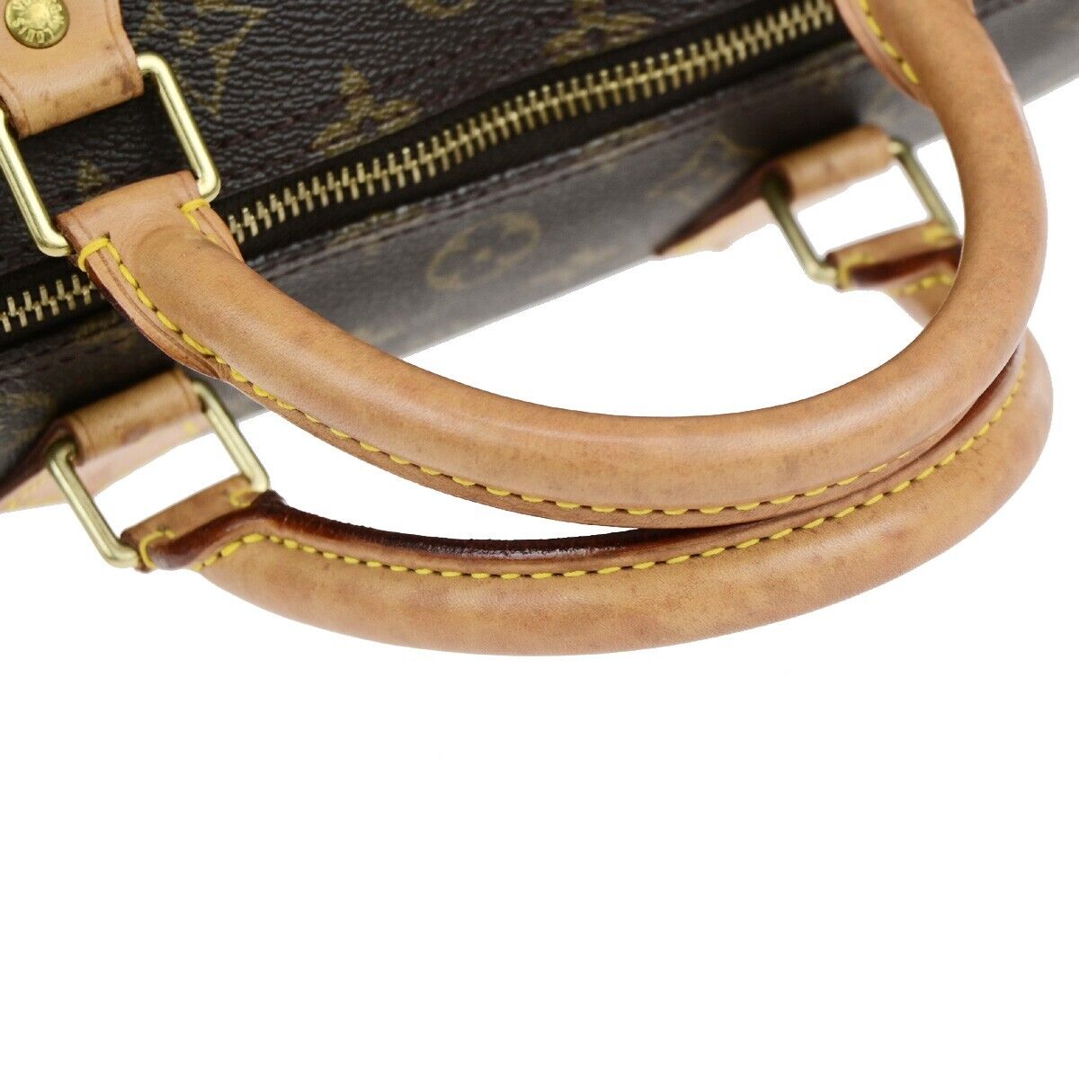 LOUIS VUITTON Speedy 30 Travel Hand Bag Monogram Leather Brown M41526 70EC937