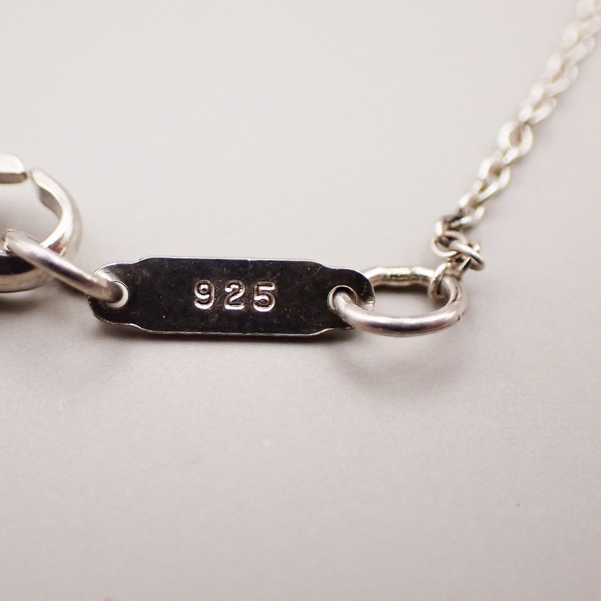 TIFFANY & CO. Logo Open Heart 16mm Chain Necklace Silver AG925 05CA057