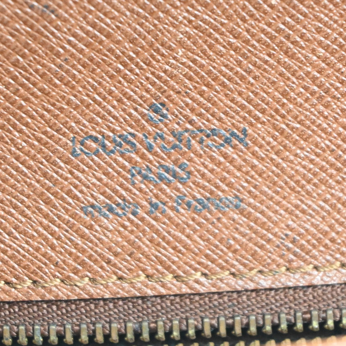 LOUIS VUITTON Saint Cloud MM Shoulder Bag Monogram Leather Brown M51243 31MA461