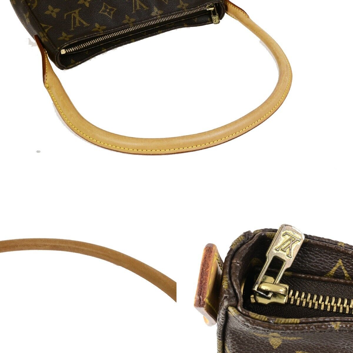 LOUIS VUITTON Looping MM Shoulder Bag Monogram Leather BN France M51146 23KA437