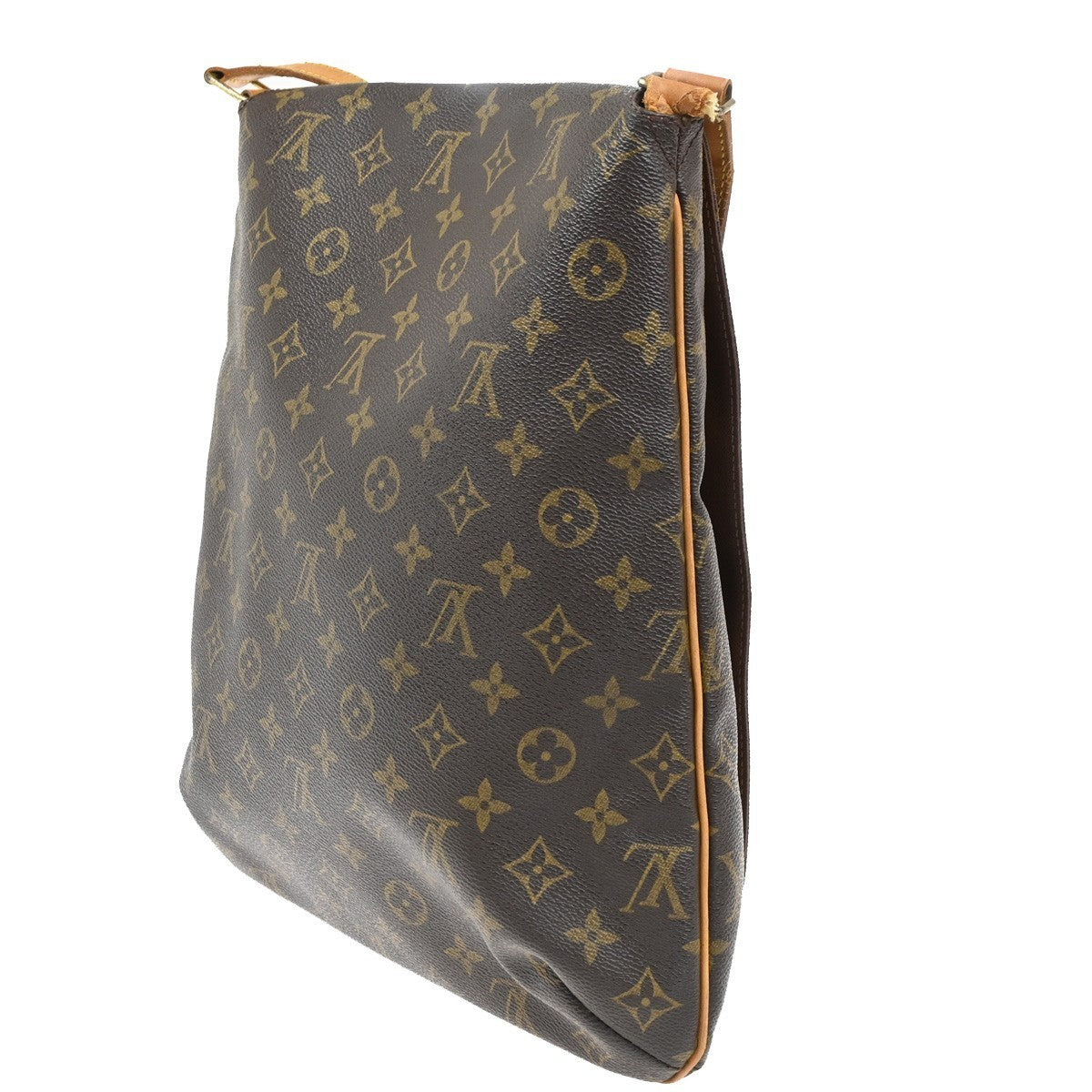 LOUIS VUITTON Musette Shoulder Bag Monogram Leather Brown France M51256 80CA712