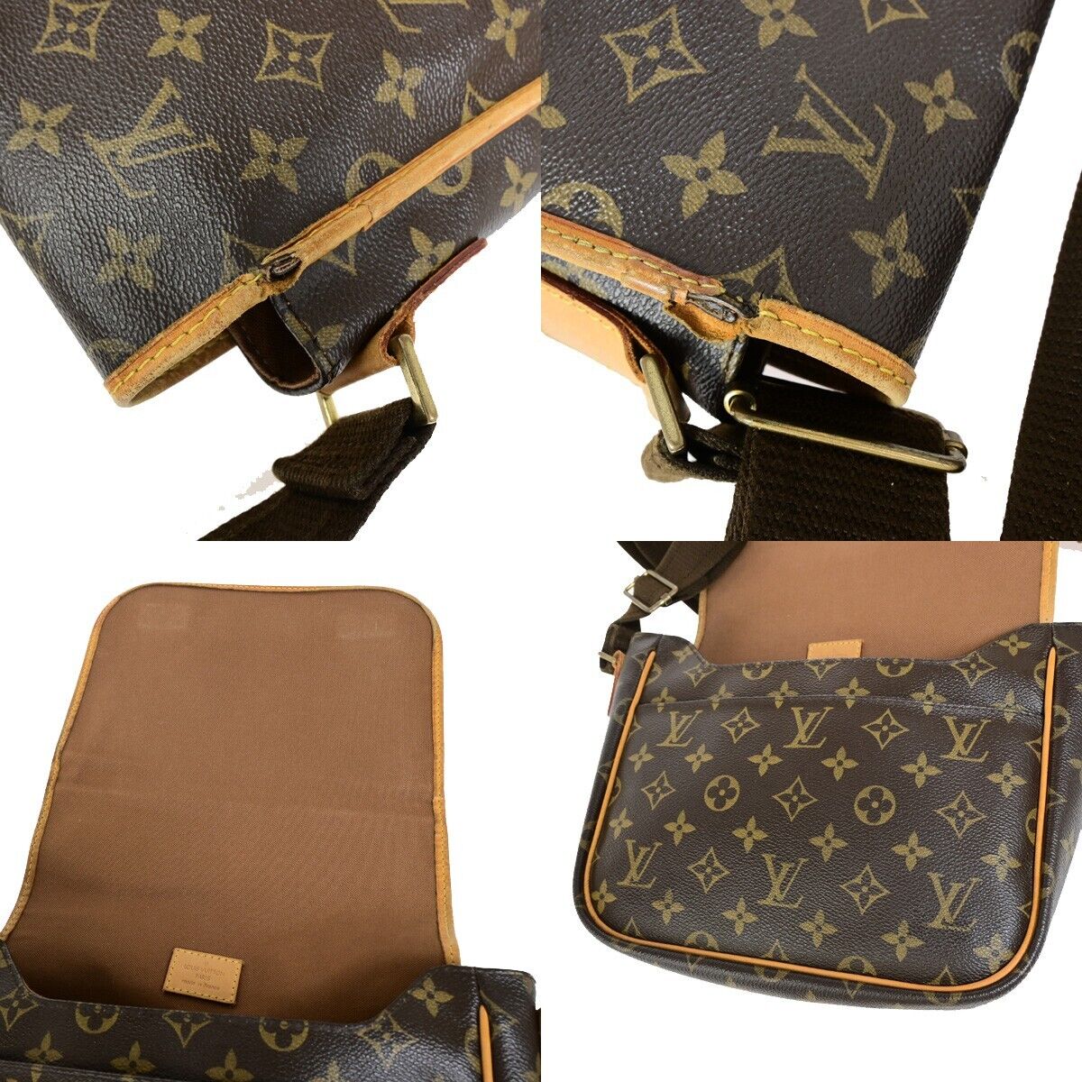 LOUIS VUITTON Messenger Bosphore PM Shoulder Bag Monogram Leather M40106 83HC048
