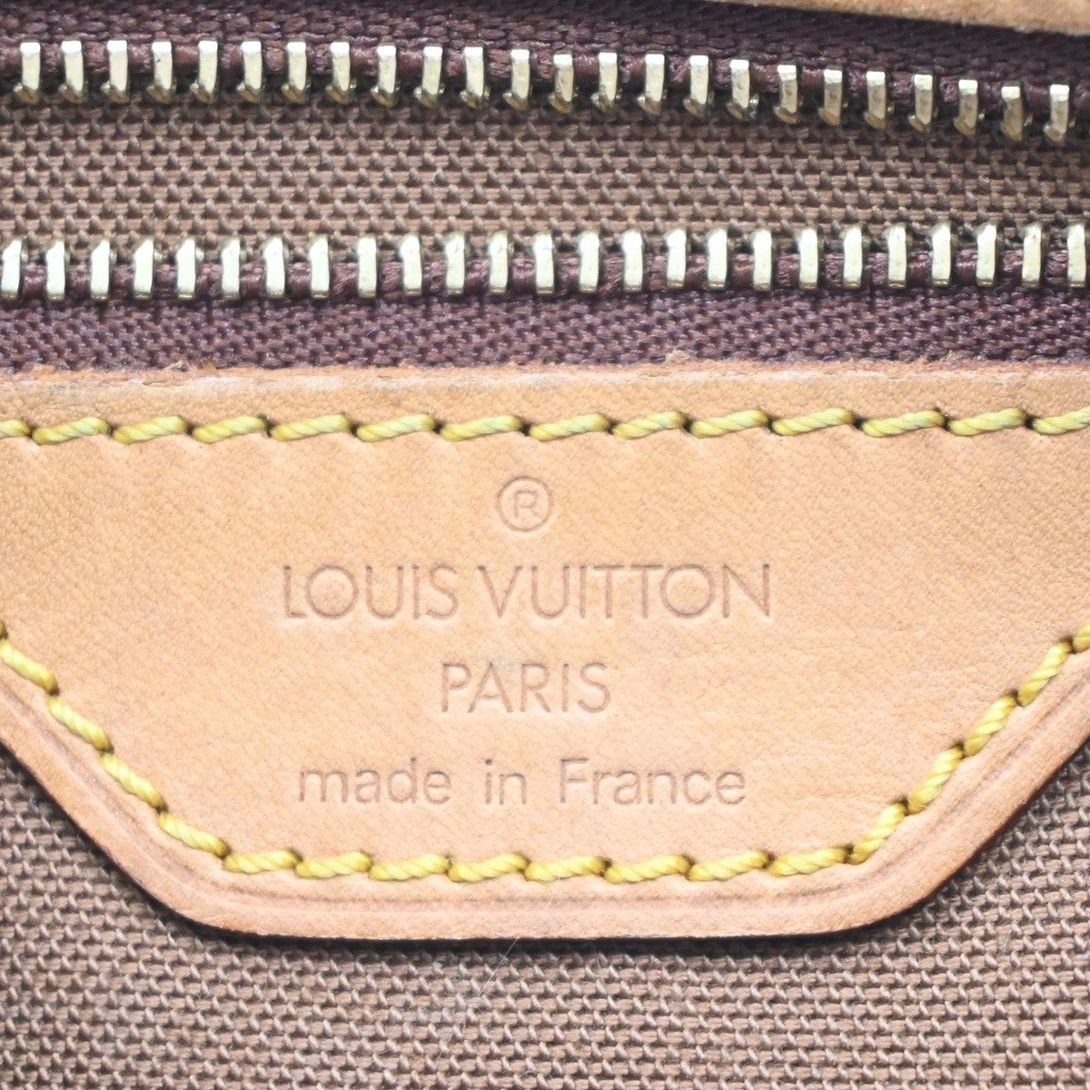 LOUIS VUITTON Logo Trotteur Shoulder Bag Monogram Leather Brown M51240 76YJ280