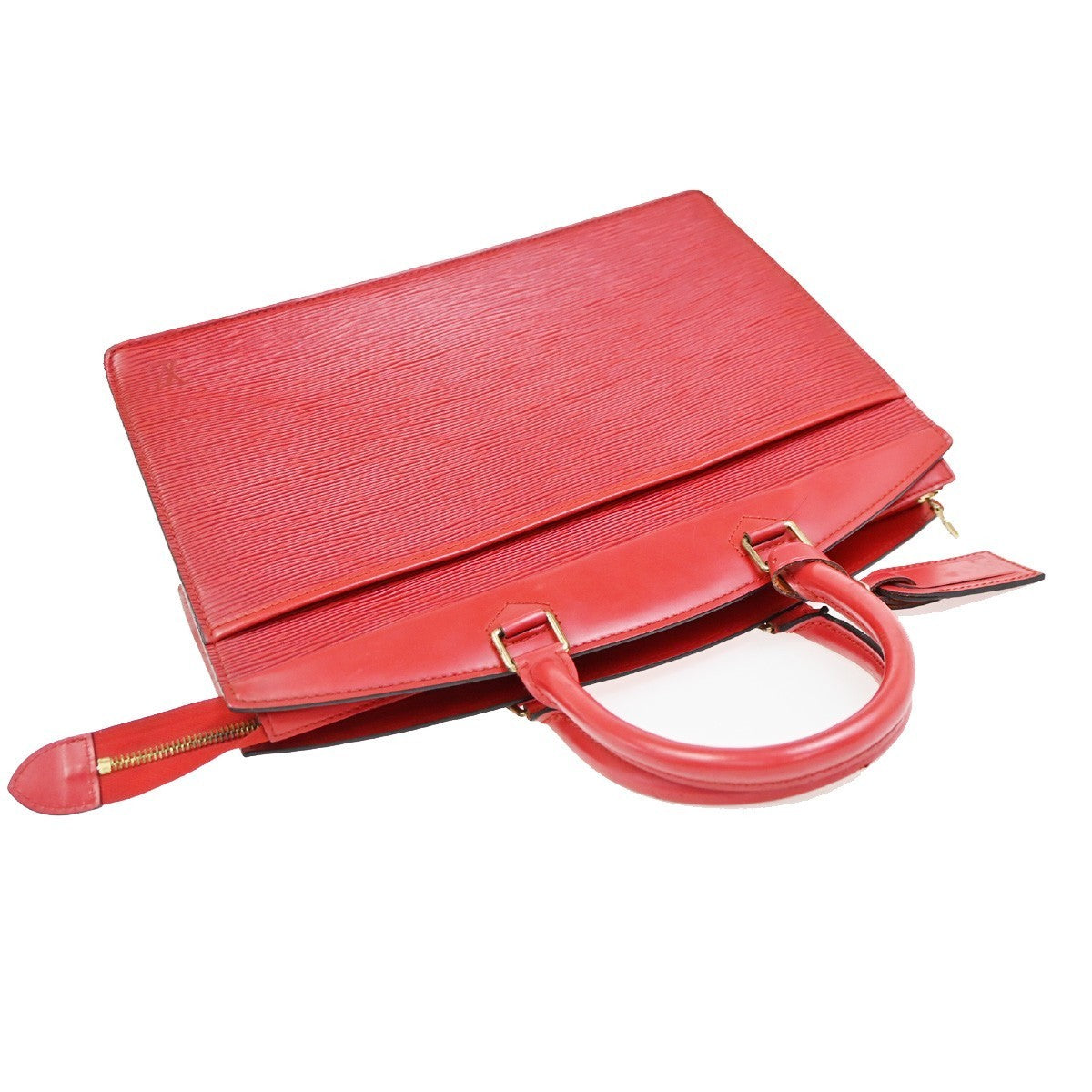 LOUIS VUITTON LV Logo Riviera Hand Bag Epi Leather Red France M48187 67KP503