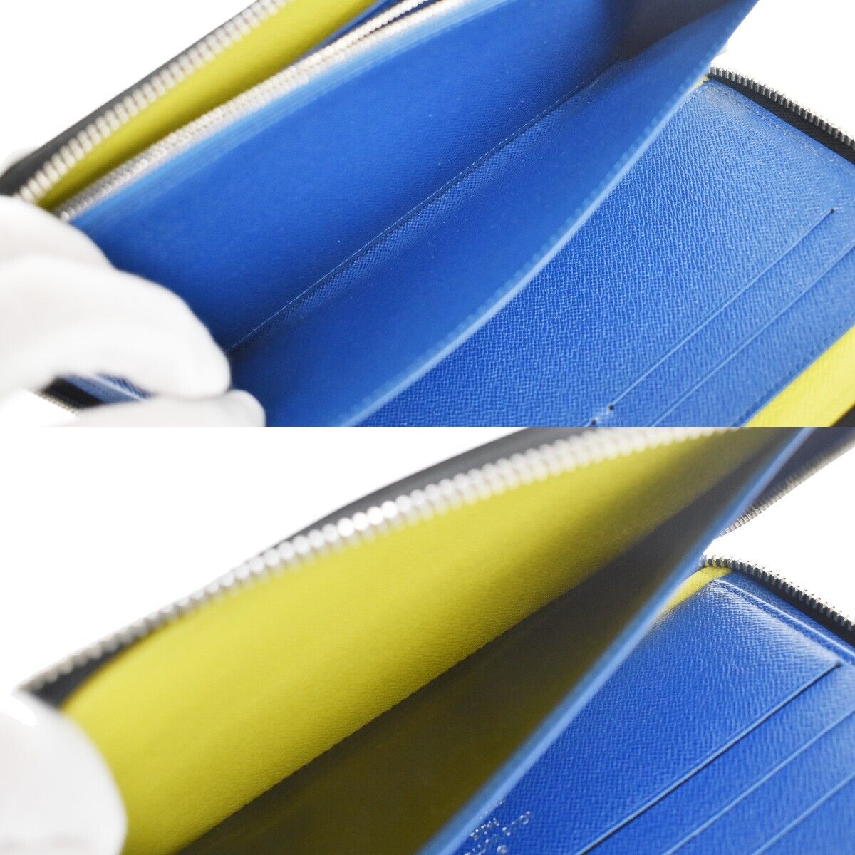 LOUIS VUITTON Zippy Organizer Wallet Epi Damier Graphite Leather M68227 81YD071