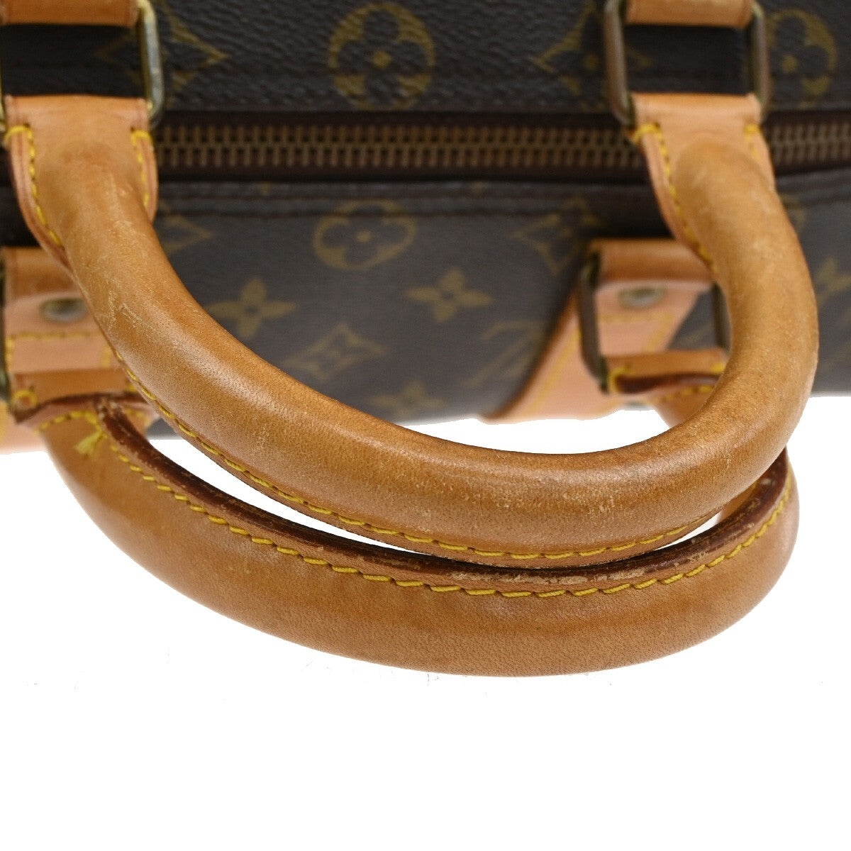LOUIS VUITTON Keepall 45 Travel Hand Bag Monogram Leather Brown M41428 16FB544