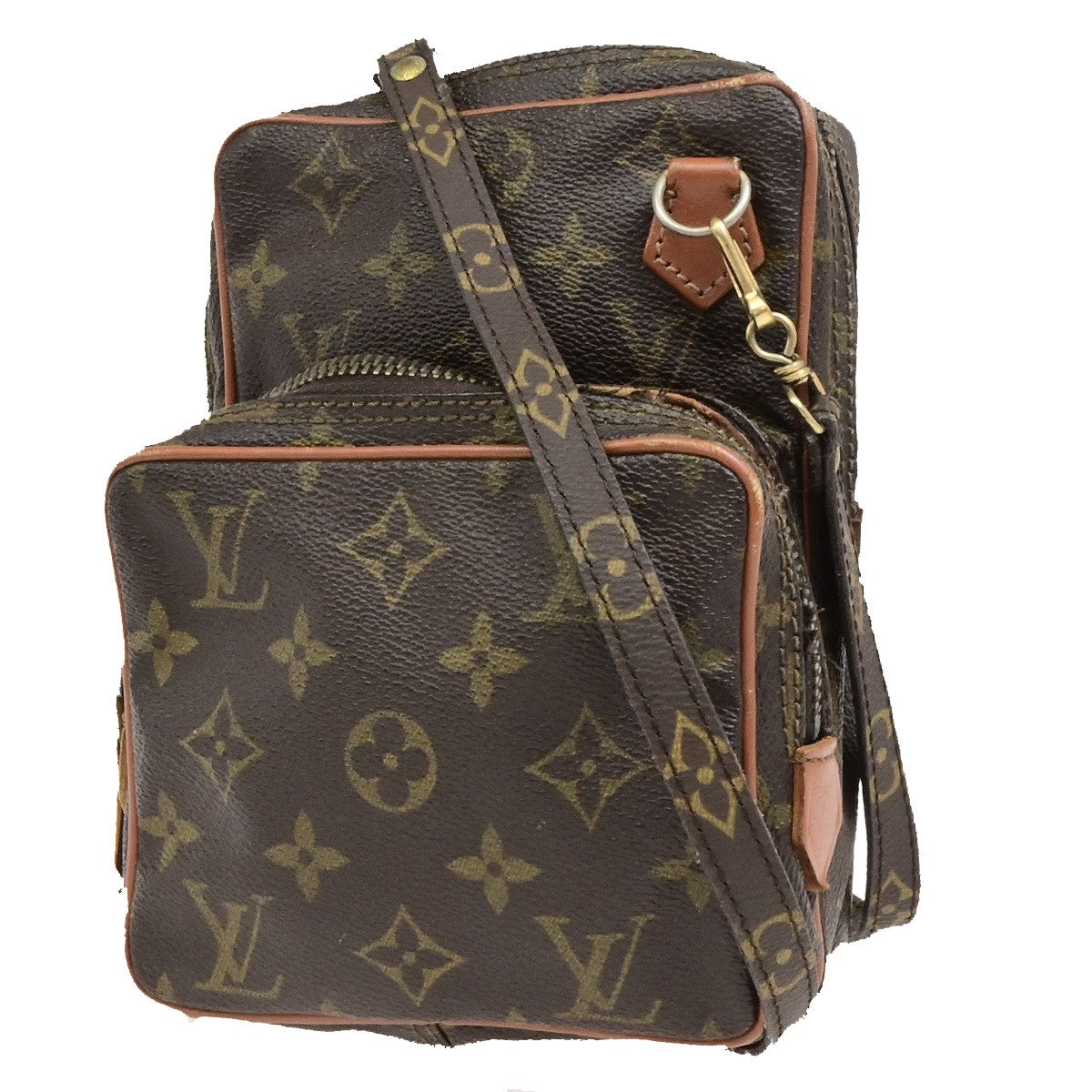 LOUIS VUITTON Mini Amazon Shoulder Bag Monogram Leather Brown M45238 04YH106