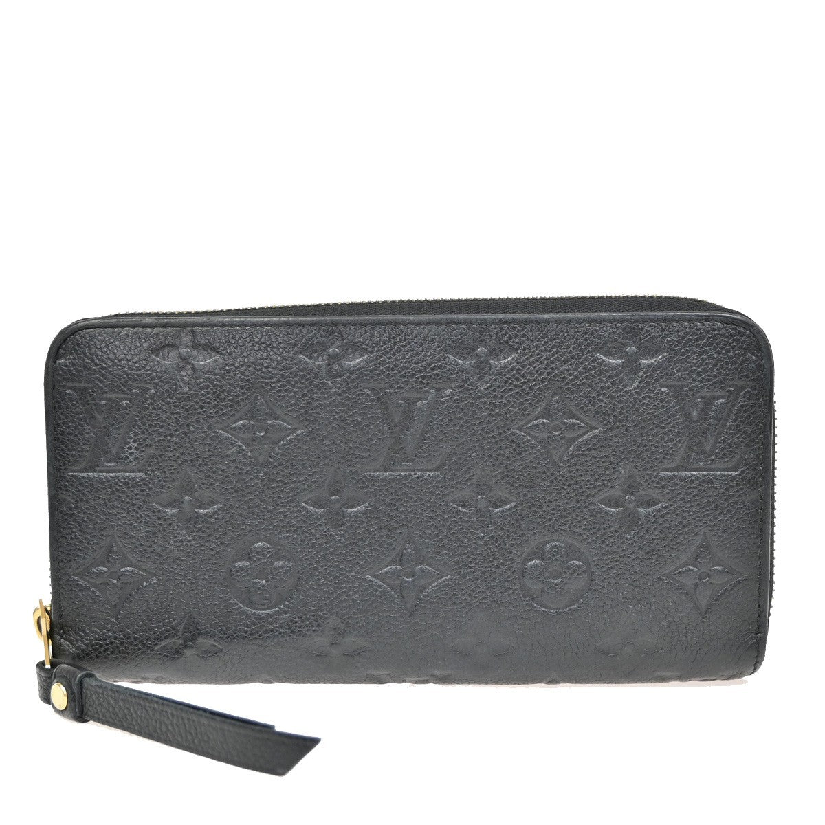 LOUIS VUITTON LV Zippy Long Wallet Monogram Empreinte Balck M93435 76KB293