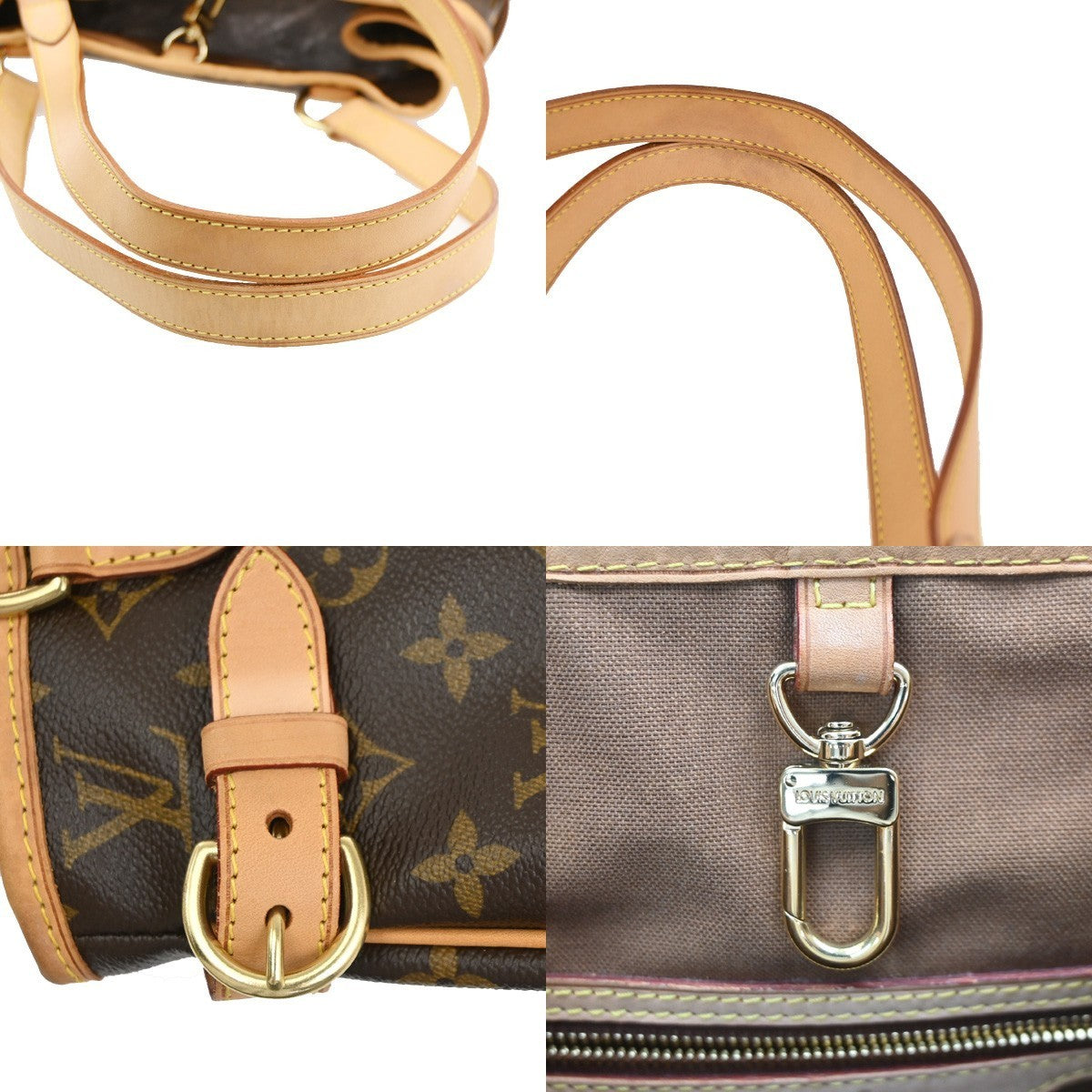 LOUIS VUITTON Batignolles Vertical Shoulder Bag Monogram Brown M51153 42PA112