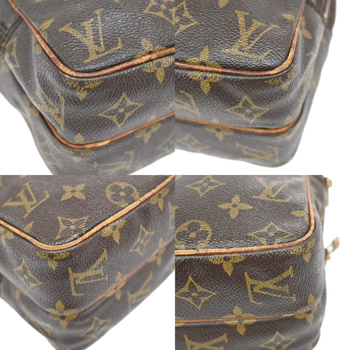 LOUIS VUITTON Mini Amazon Shoulder Bag Monogram Leather Brown M45238 62KP165