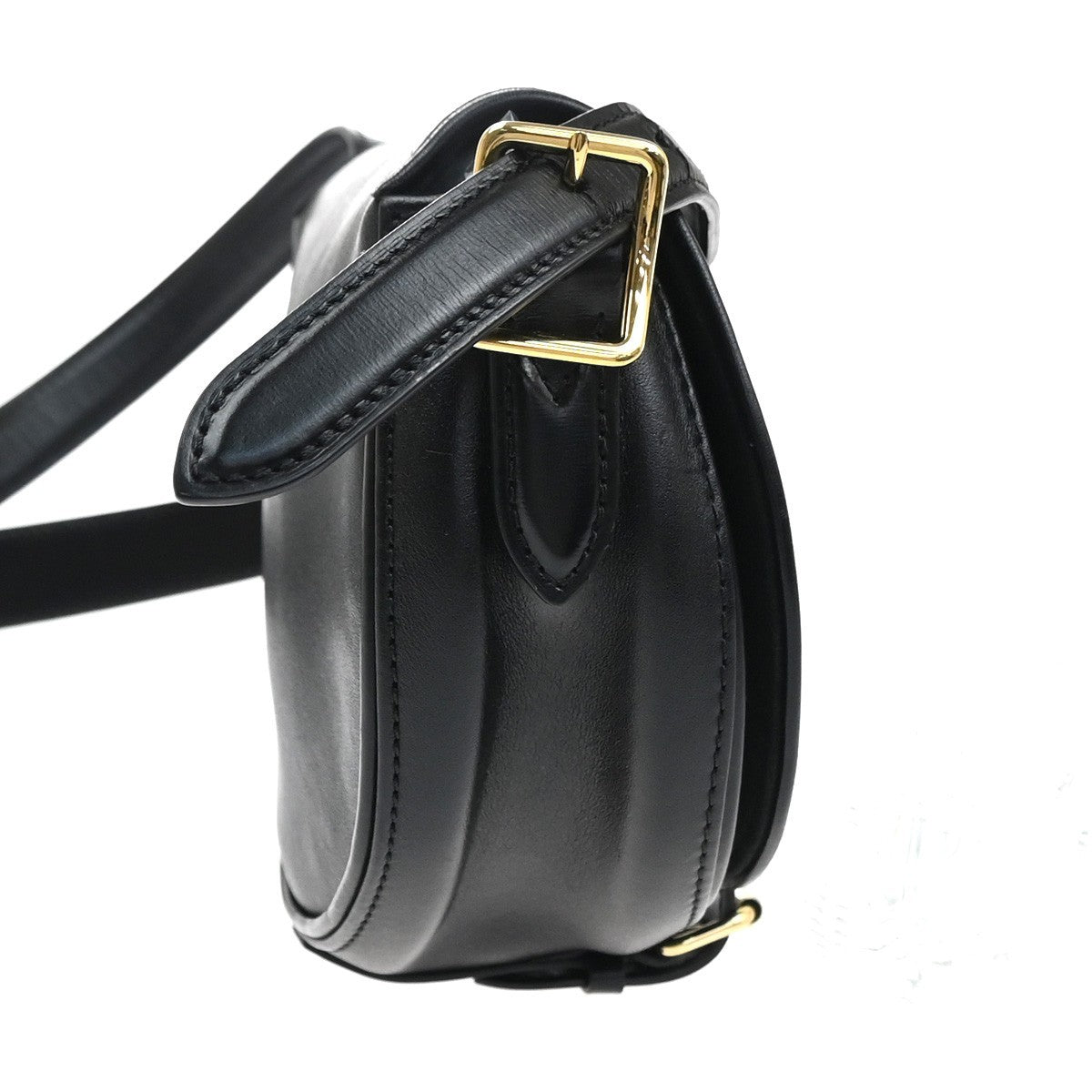 LOUIS VUITTON LV Tambourine Shoulder Bag Calfskin Leather Black M55505 603KC983