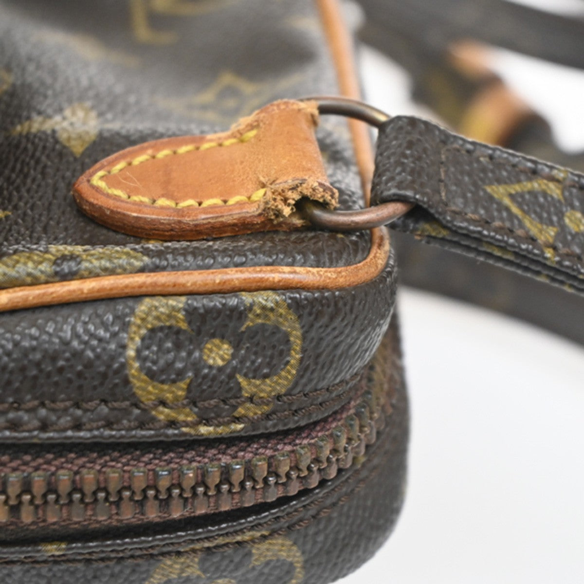 LOUIS VUITTON Mini Amazon Shoulder Bag Monogram Leather Brown M45238 86KC377