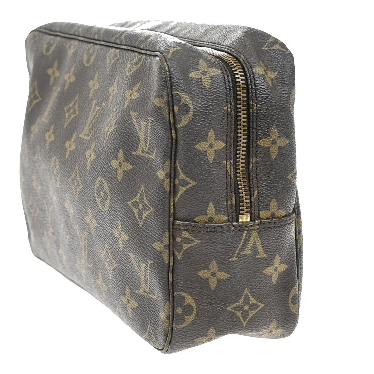 LOUIS VUITTON Trousse Toilette 28 Clutch Hand Bag Monogram Brown M47522 30YH364