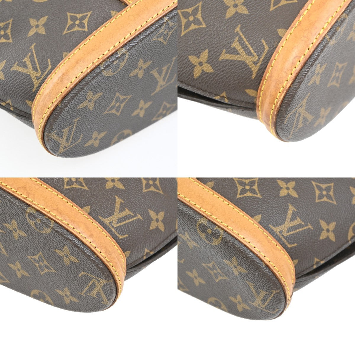 LOUIS VUITTON BABYLONE Shoulder Bag Monogram Leather Brown France M51102 74ZA031