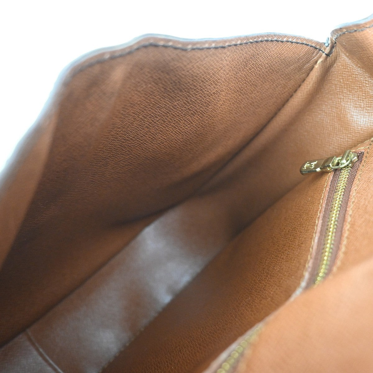 LOUIS VUITTON Saint Cloud GM Shoulder Bag Monogram Leather Brown M51242 30PA025