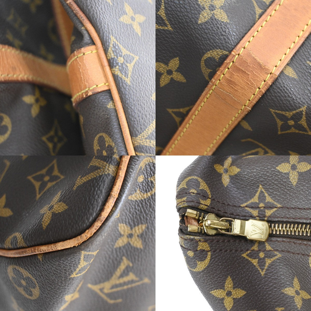 LOUIS VUITTON Flanerie 50 Shoulder Bag Monogram Leather Brown M51116 18PA061