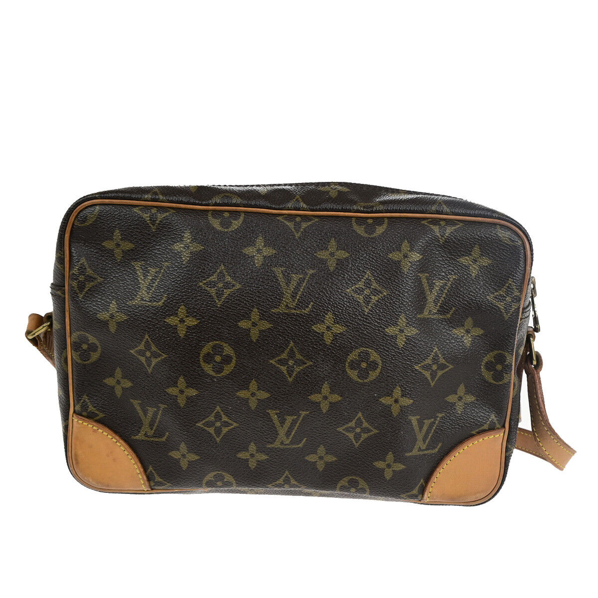 LOUIS VUITTON Trocadero 27 Shoulder Bag Monogram Leather Brown M51274 89YG521