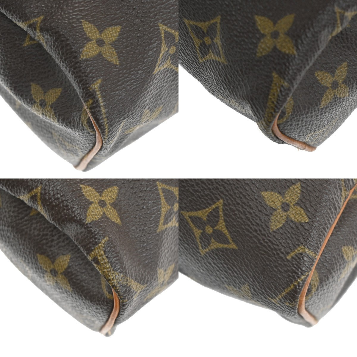 LOUIS VUITTON Mini Speedy 2Way Hand Bag Monogram Leather Brown M41534 26TA320