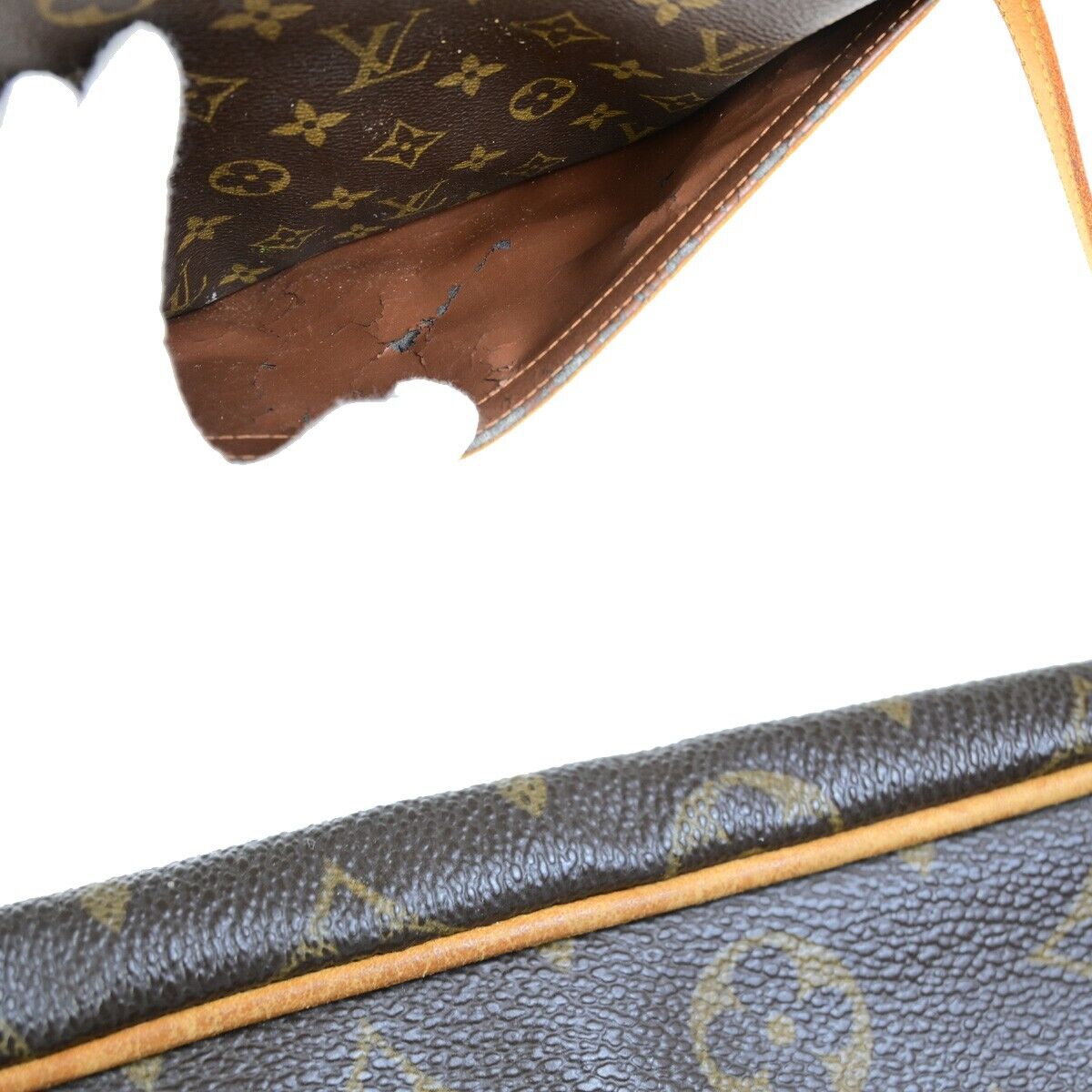 LOUIS VUITTON Trocadero 30 Shoulder Bag Monogram Leather Brown M51272 62EC882
