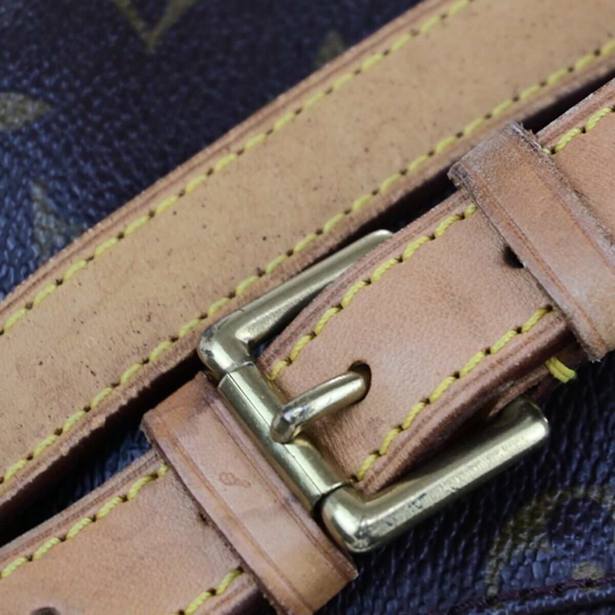LOUIS VUITTON Montsouris MM Backpack Bag Monogram Leather Brown M51136 74EB830