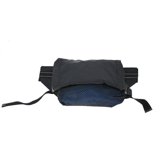 BOTTEGA VENETA Crossbody Belt Body Bag Nylon Black Blue Italy 82KB153