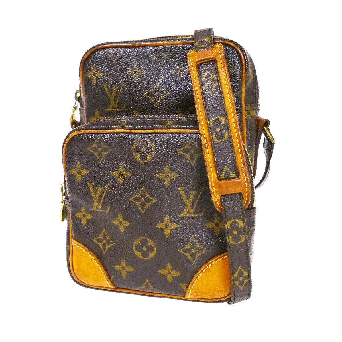 LOUIS VUITTON Amazon Crossbody Shoulder Bag Monogram Leather BN M45236 35HB085