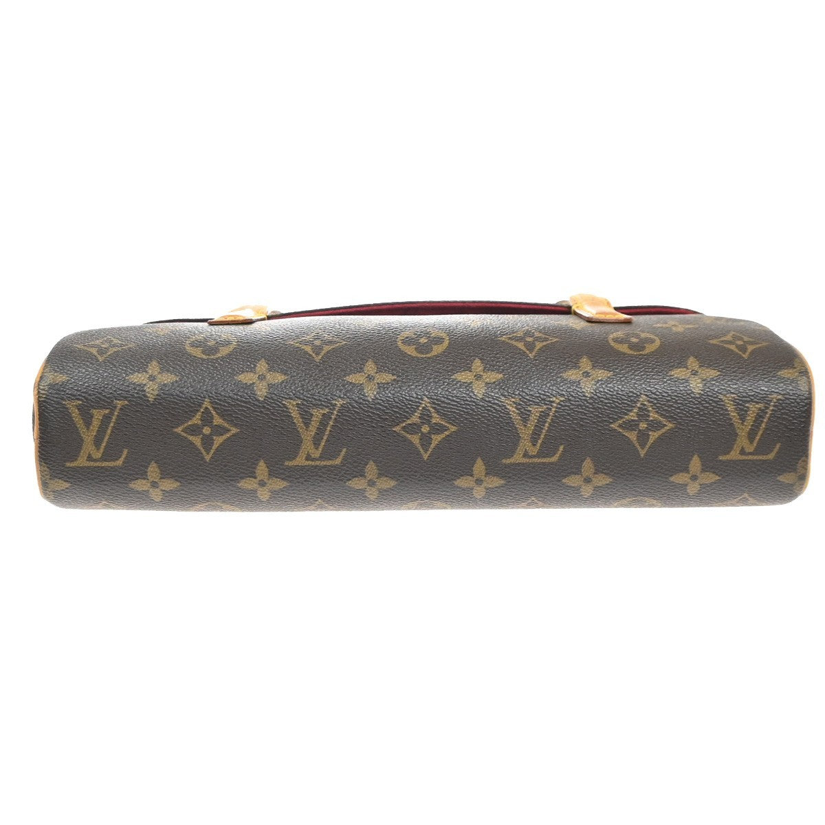 LOUIS VUITTON Sonatine Hand Bag Monogram Leather Brown France M51902 11MA528