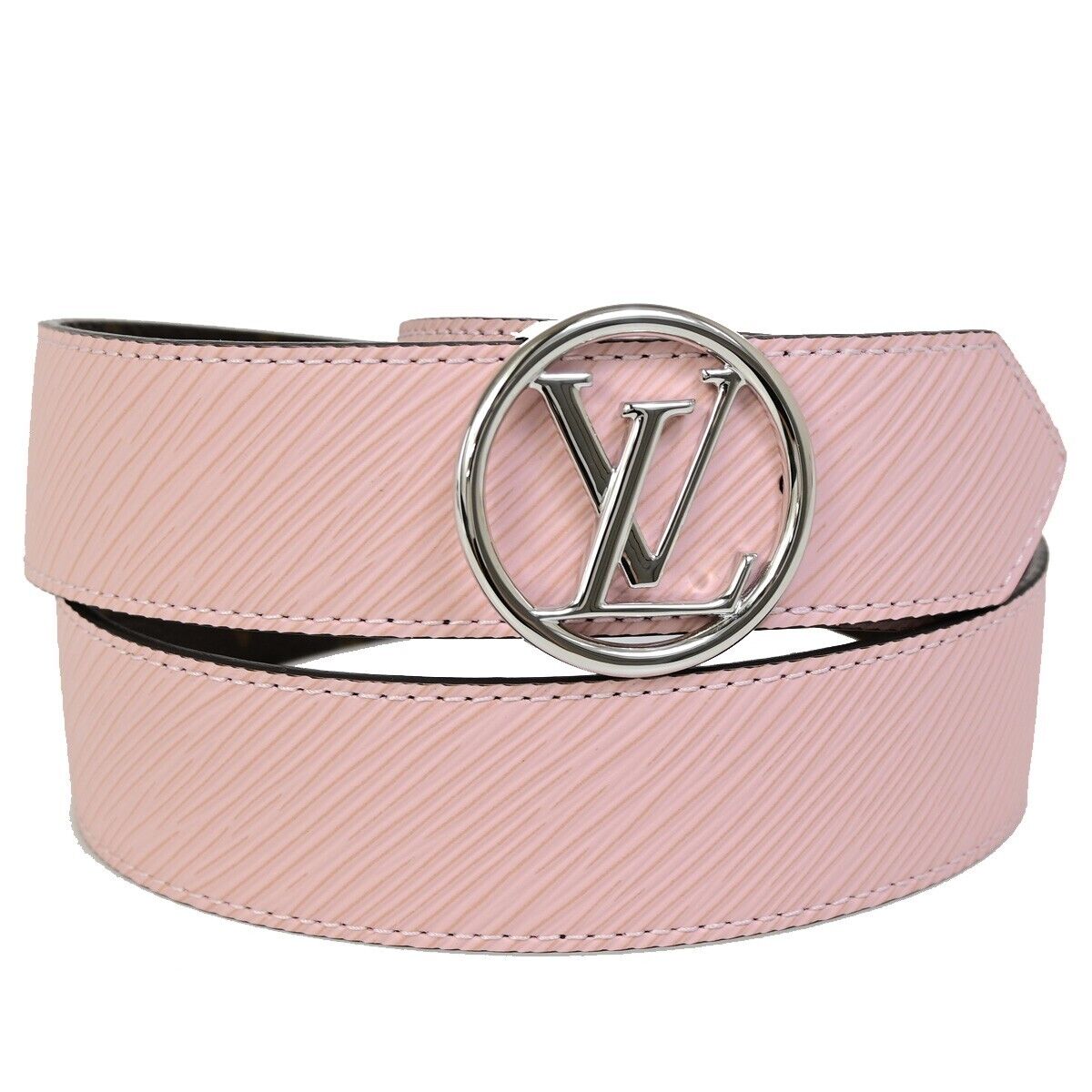 LOUIS VUITTON Ceinture LV Circle Belt 80/32 Monogram Epi Pink BN M0118 31FA983