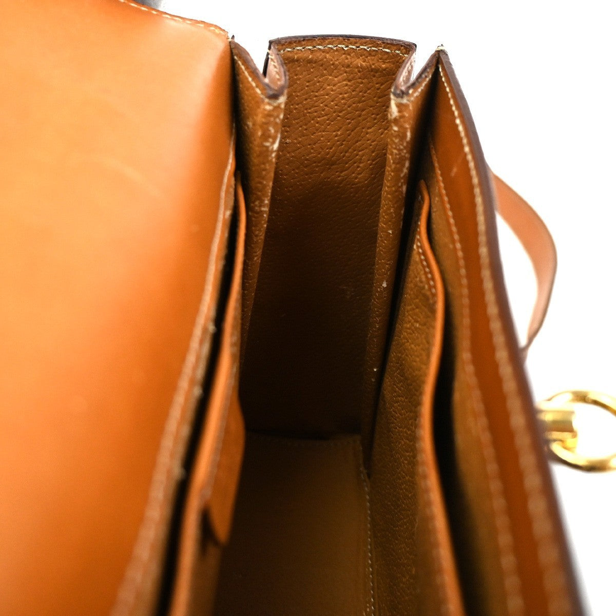 CELINE Macadam pattern Shoulder Bag PVC Leather Brown GHW 38TA402