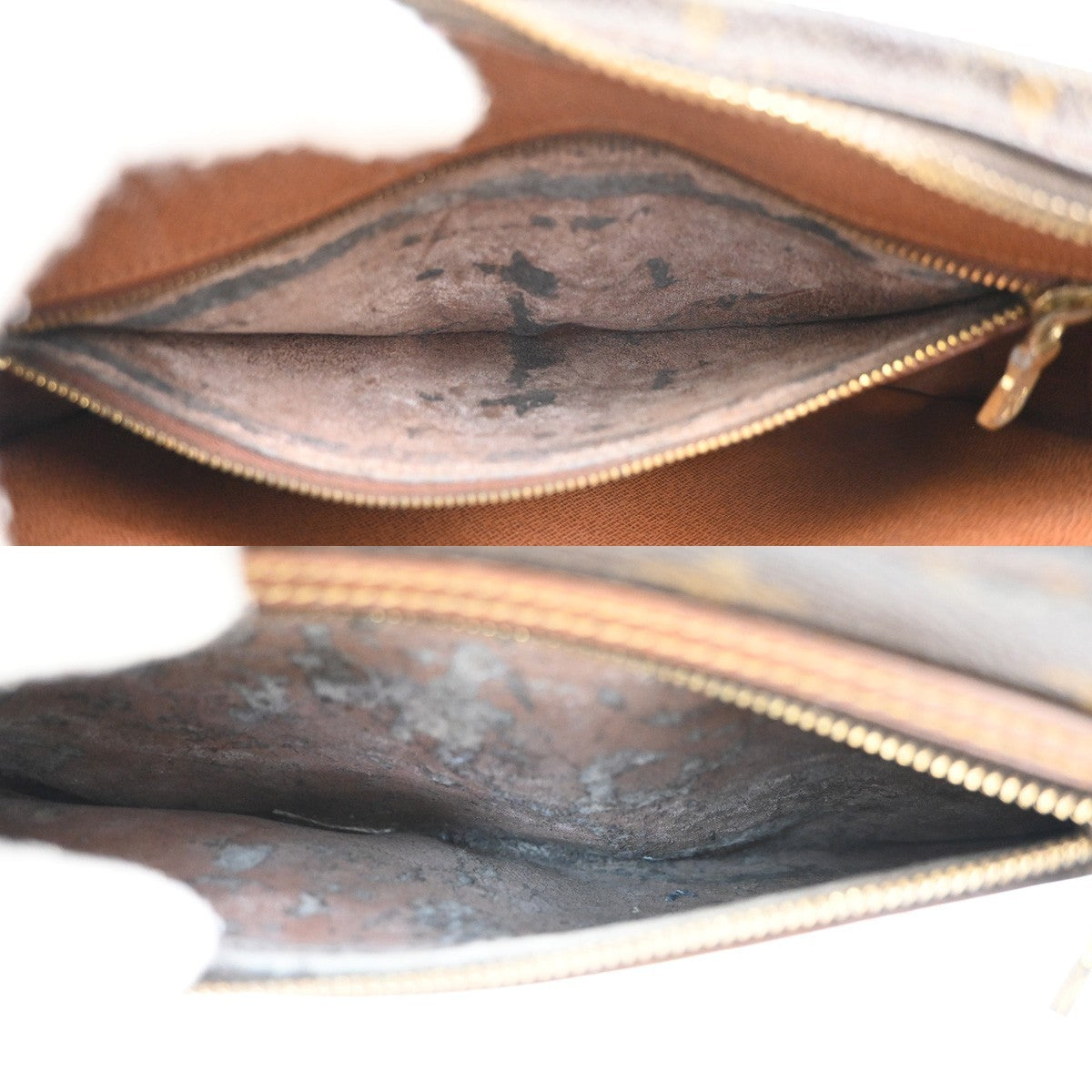 LOUIS VUITTON Marly Dragonne GM Clutch Hand Bag Monogram Brown M51825 05KC609