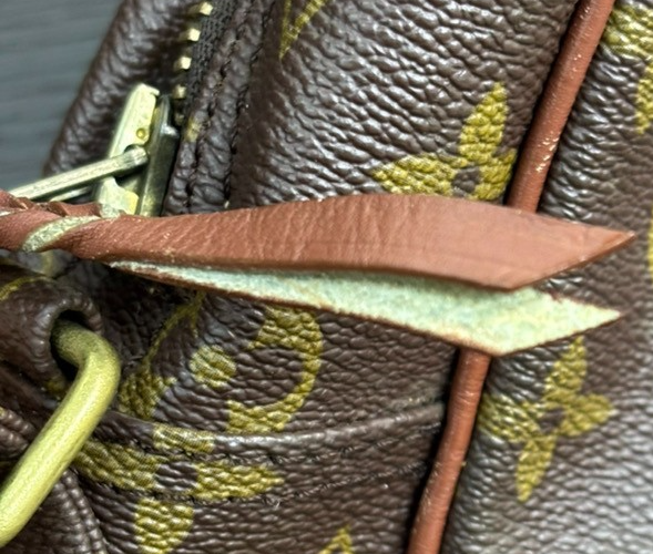 LOUIS VUITTON Marceau Shoulder Bag Monogram Leather Brown France M40264 05TA093
