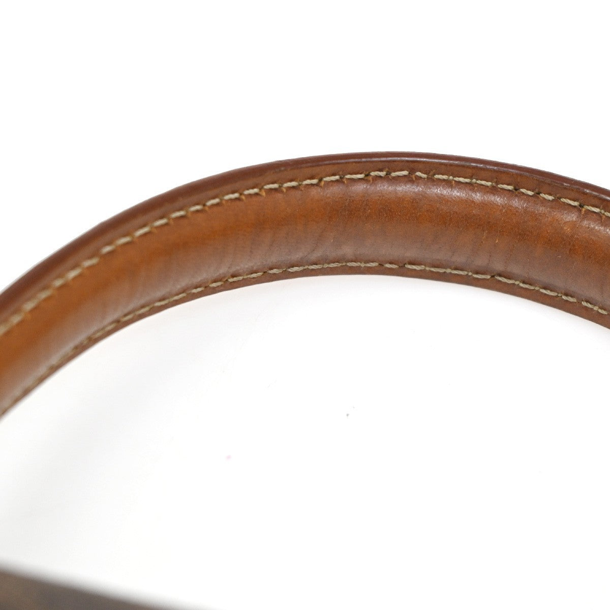 CELINE Macadam 2Way Shoulder Hand Bag PVC Leather Brown Beige GHW Italy 37KC156