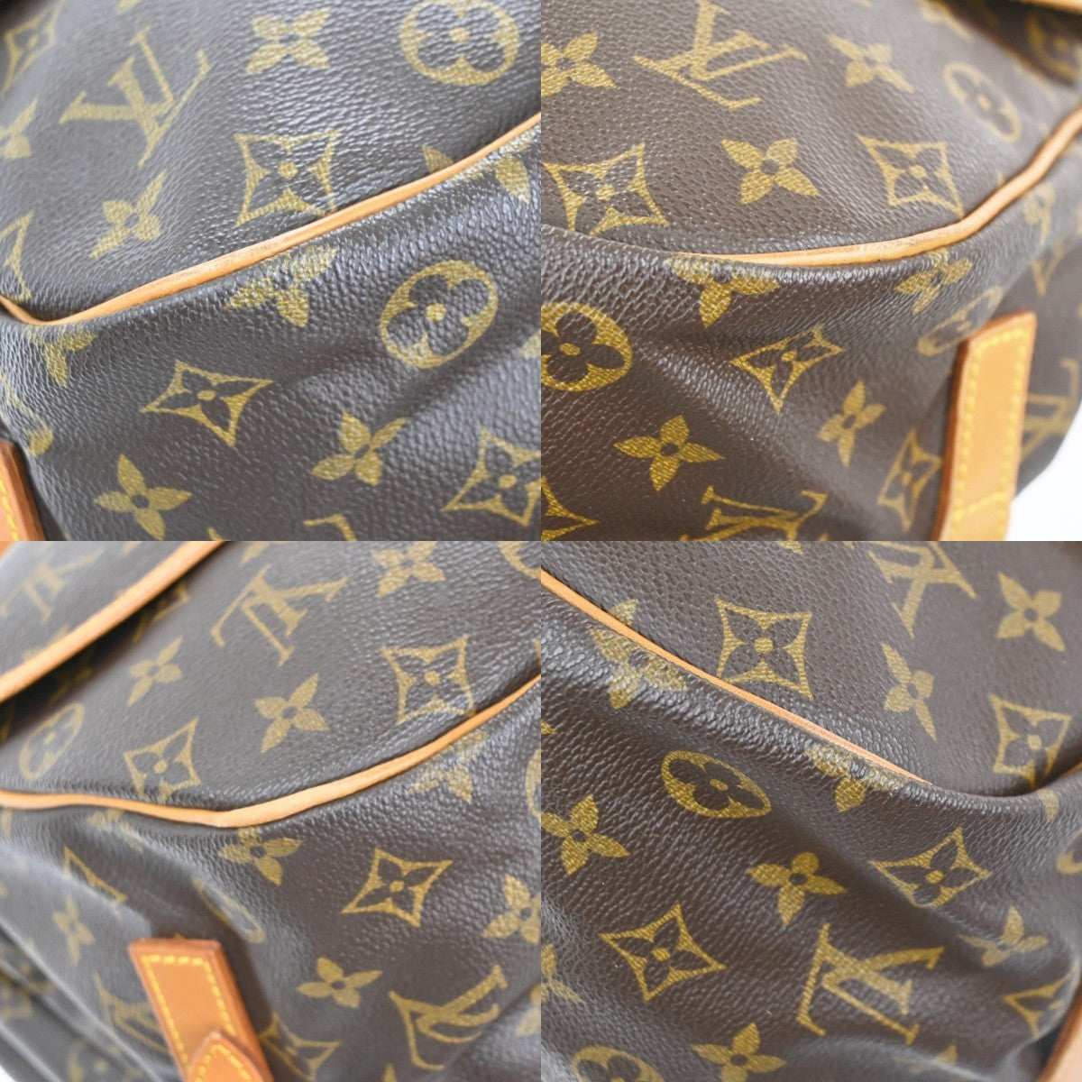LOUIS VUITTON Saumur 35 Shoulder Bag Monogram Leather BN France M42254 16MA162