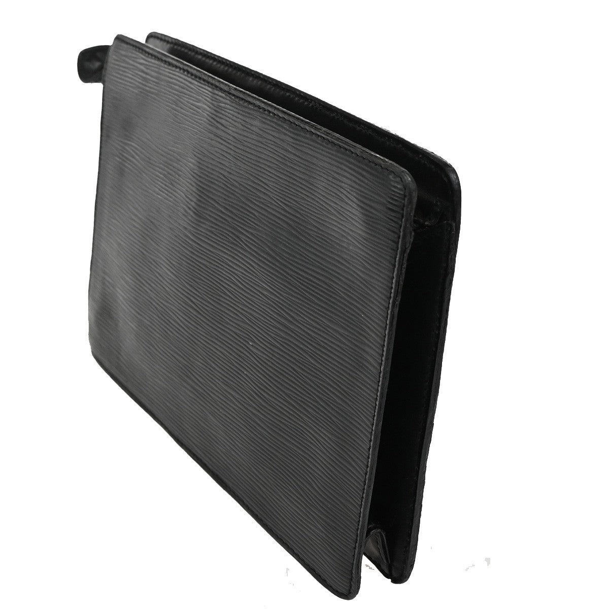 LOUIS VUITTON LV Pochette Homme Clutch Hand Bag Epi Leather Black M52522 02KB801