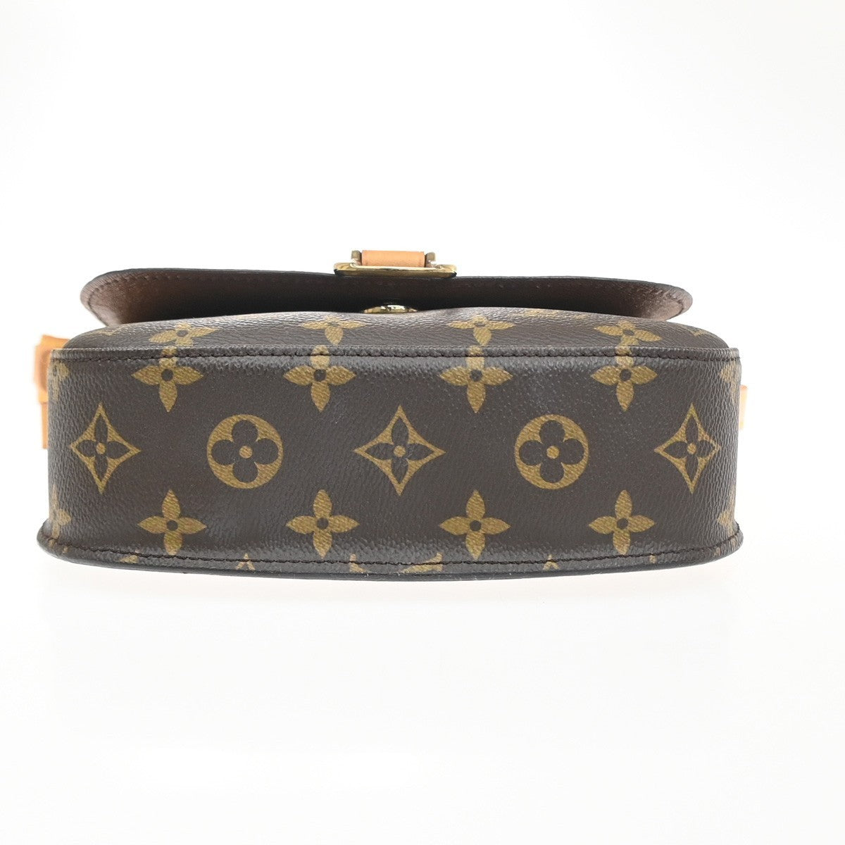 LOUIS VUITTON Saint Cloud MM Shoulder Bag Monogram Leather Brown M51243 73YH943