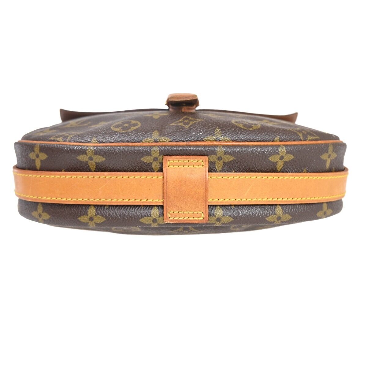 LOUIS VUITTON Jeune Fille GM Shoulder Bag Monogram Leather Brown M51225 81FA030