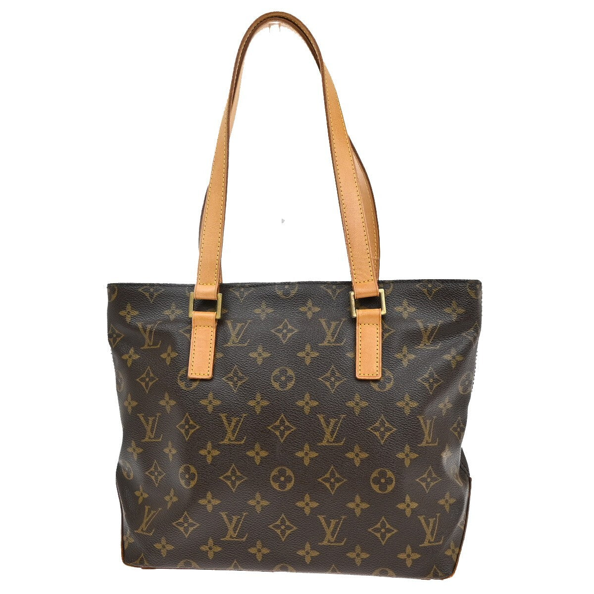 LOUIS VUITTON Cabas Piano Shoulder Bag Monogram Leather Brown M51148 95RF280