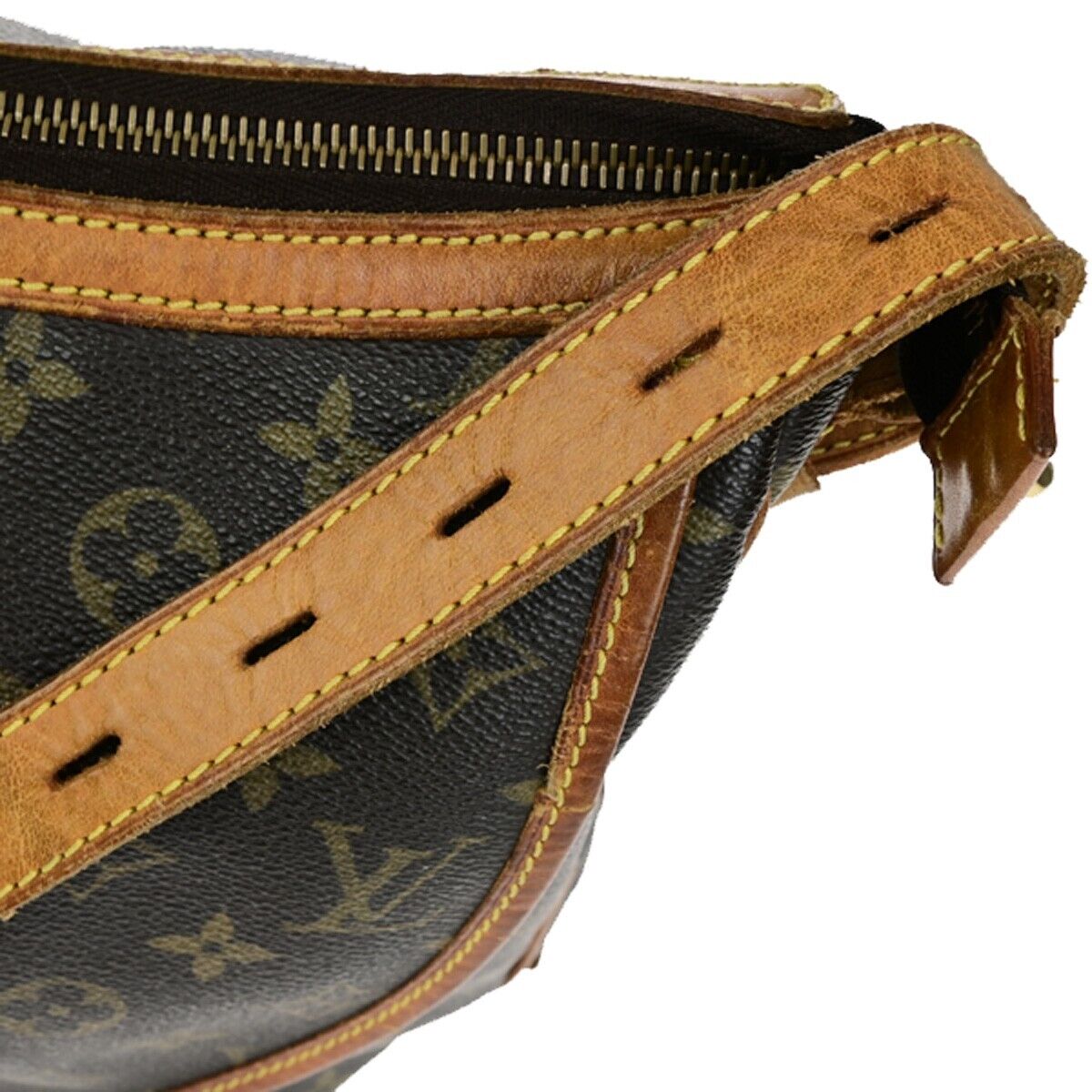 LOUIS VUITTON Tolum GM Shoulder Bag Monogram Leather Brown GHW M40075 37EC917