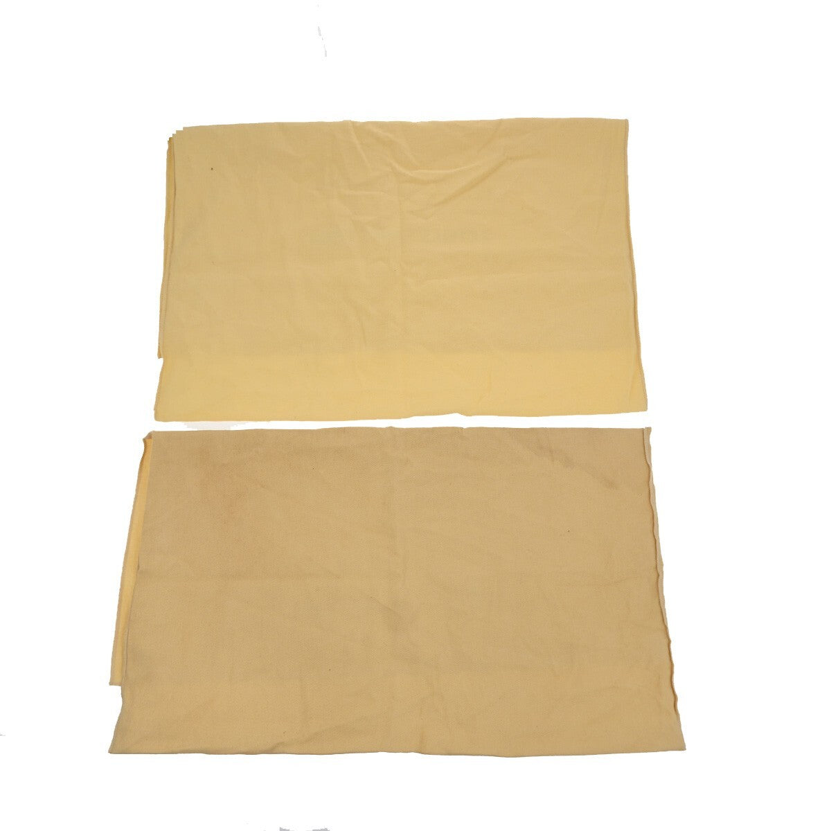 LOUIS VUITTON Logo 10 Set Dust Bag Drawstring Canvas Cotton Beige Brown 09FB551