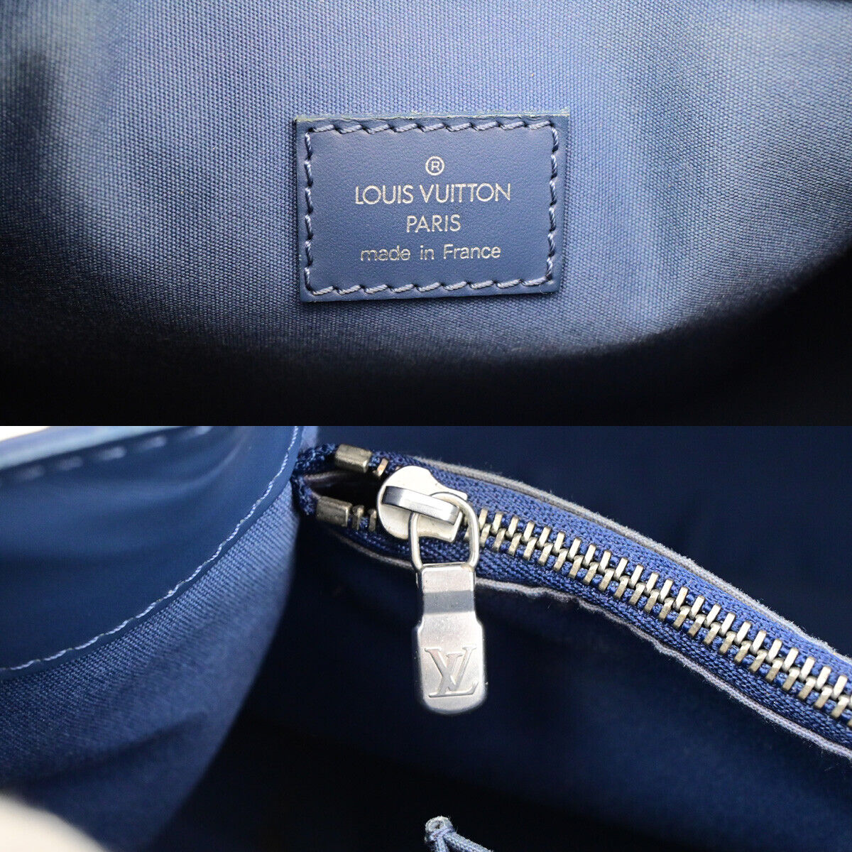 LOUIS VUITTON Mandara MM Shoulder Bag Epi Leather Blue Myrtilles M5889G 83YG598