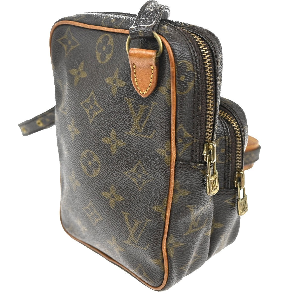 LOUIS VUITTON Mini Amazon Shoulder Bag Monogram Leather Brown M45238 34KC120