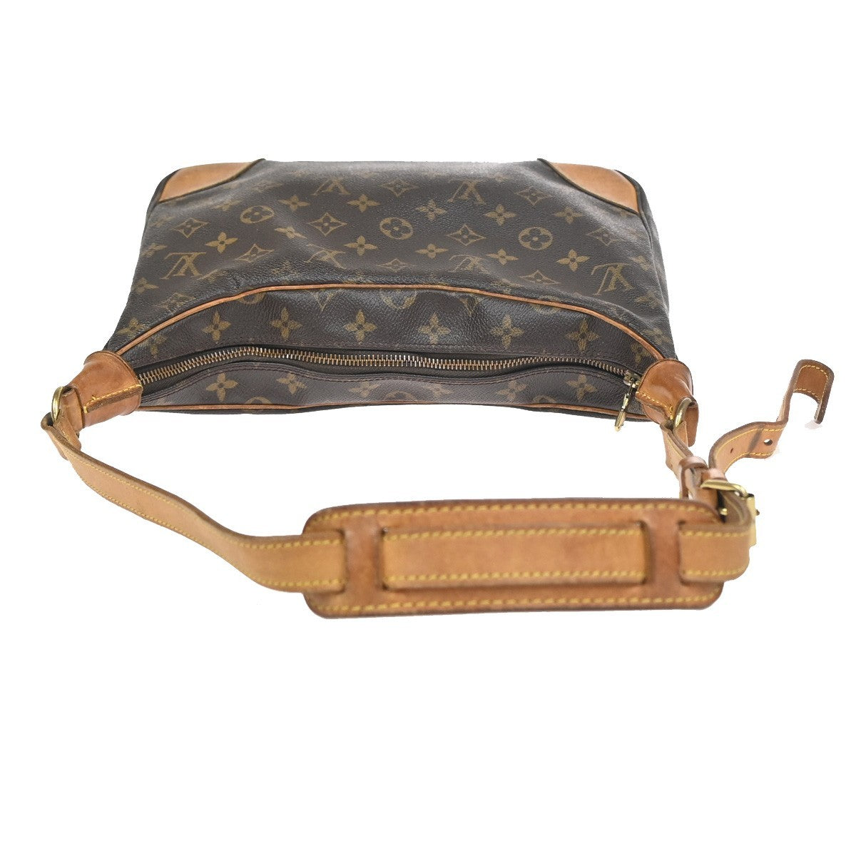 LOUIS VUITTON Boulogne 30 Shoulder Bag Monogram Leather Brown M51265 32KC796