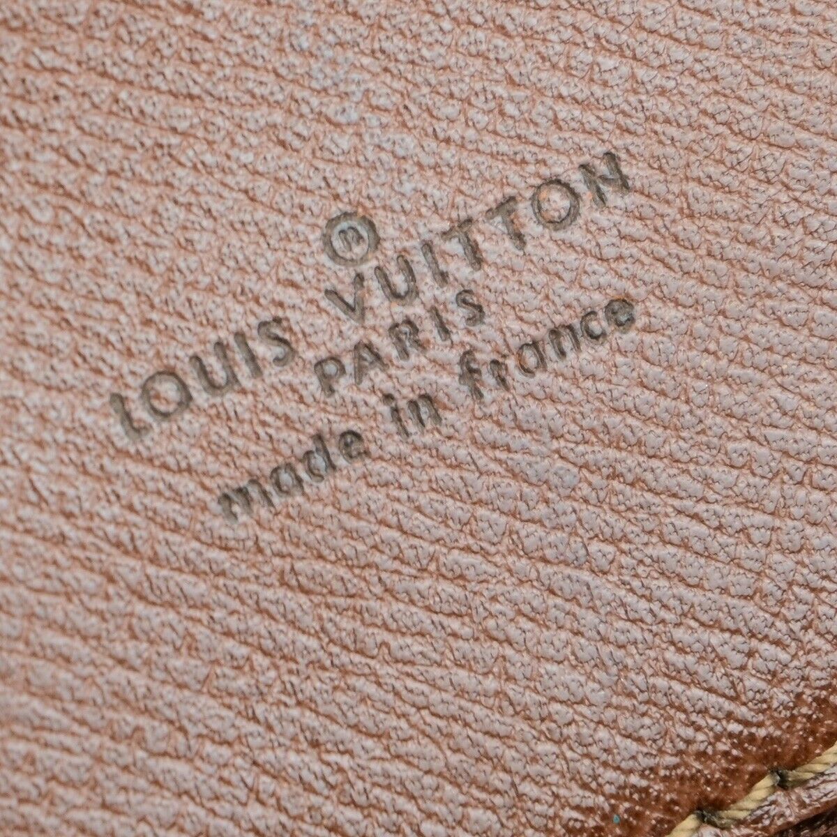 LOUIS VUITTON Chantilly PM Shoulder Bag Monogram Leather Brown M51234 35EC956