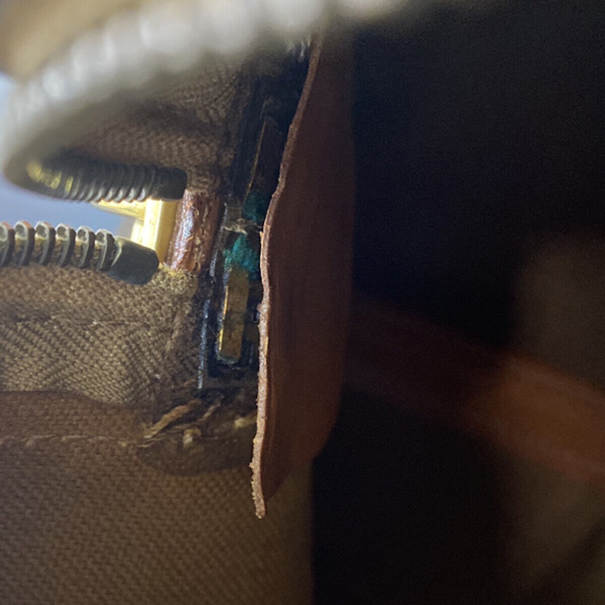 CELINE Logo Macadam Pattern Travel Hand Bag PVC Leather Brown GHW Italy 01YG640