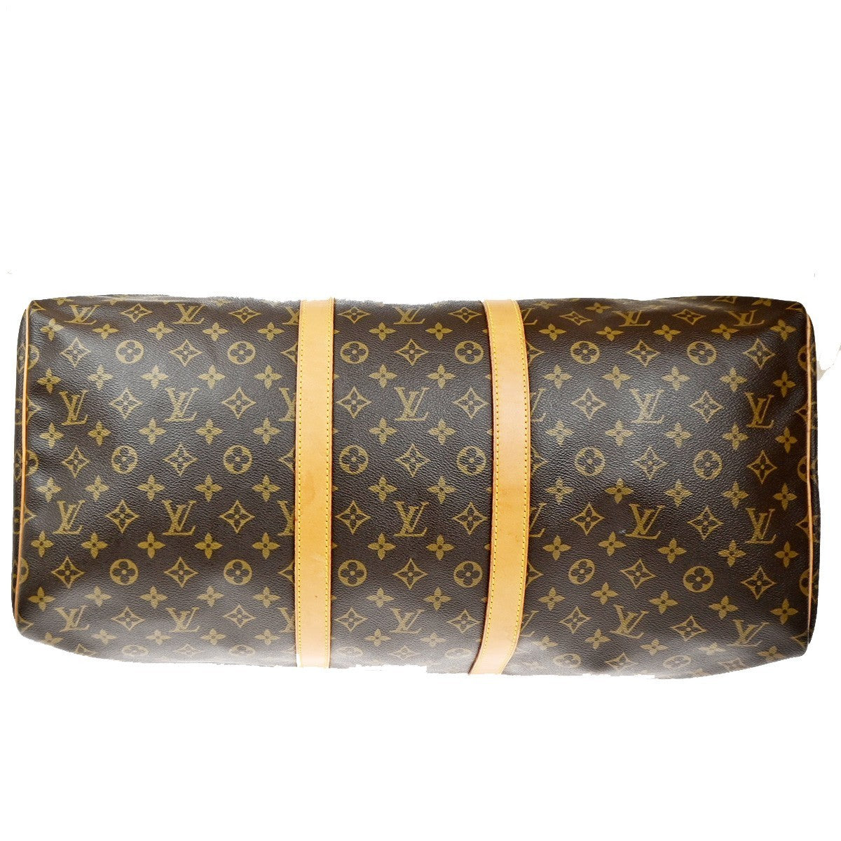 LOUIS VUITTON Keepall 55 Travel Hand Bag Monogram Leather Brown M41424 14CA649